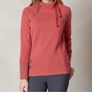 Prana Women's Coral Wool Cowl Neck Sweater, M, 8